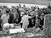 Grundsteinlegung von MERLIN am 10. Juni 1958