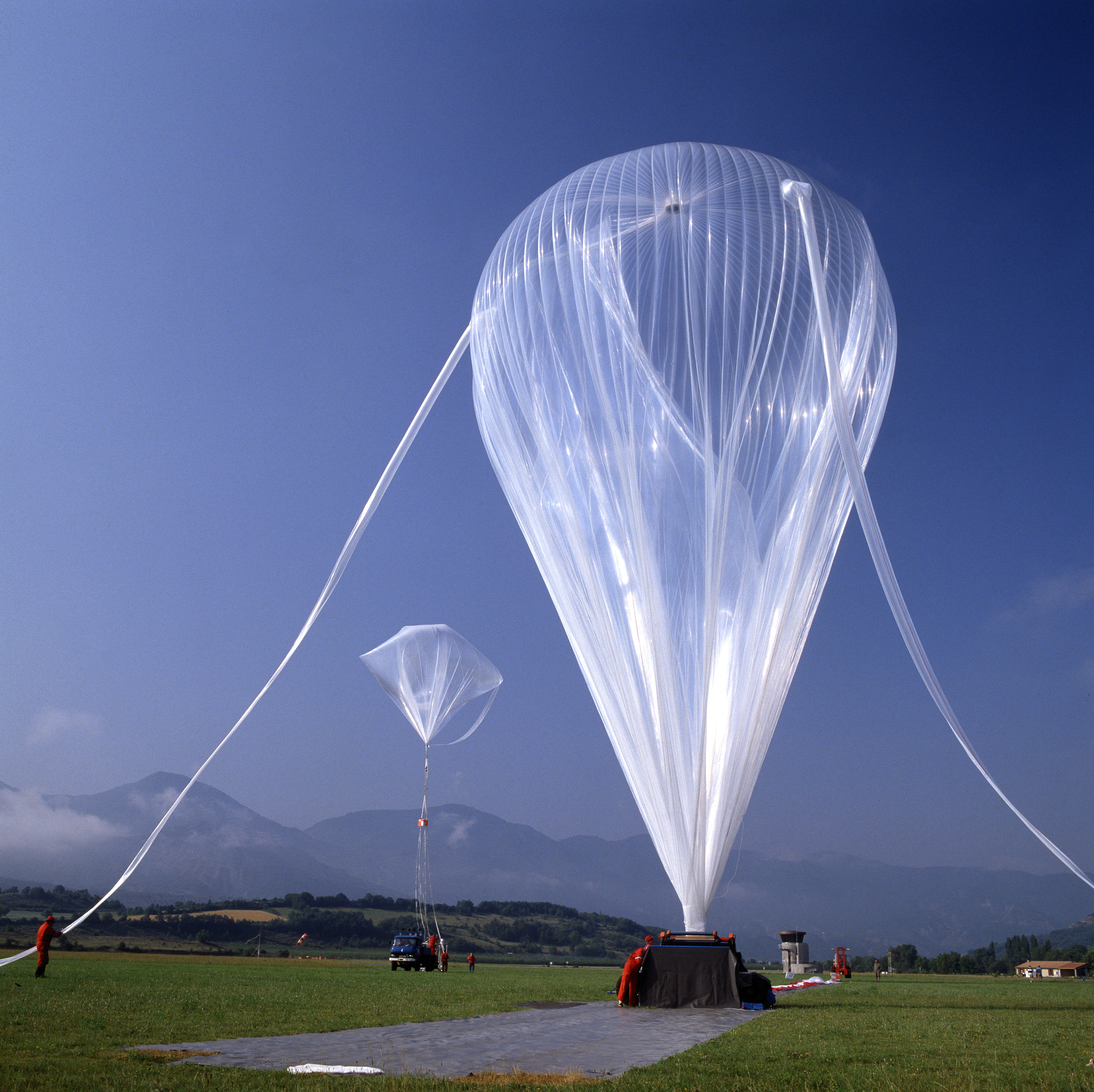 Stratosphärenballon im Einsatz
